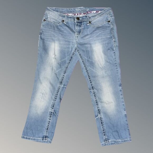 Maurices Low Rise Capri Jeans Size 7/8 Regular 32 #43 - Picture 2 of 6